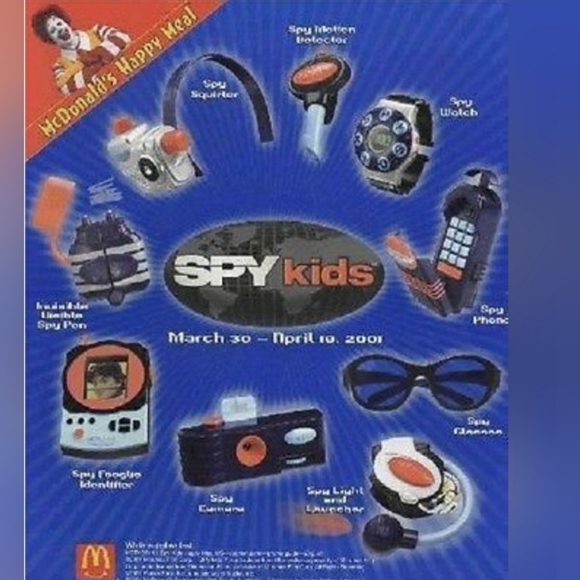 2/$20 Spy Kids Spy Camera Made for McDonald's 2001 Toy #7 - Picture 4 of 6